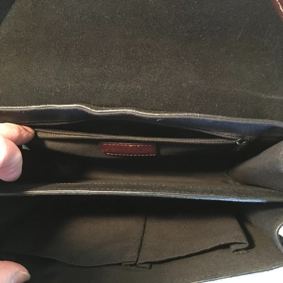 Aerosoles Black Suede Buckle Front Shoulder Bag - Picture 3 of 10